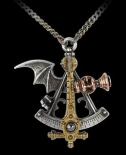 Alchemy Cloud Pilots Sextant Pendant — Inacoma